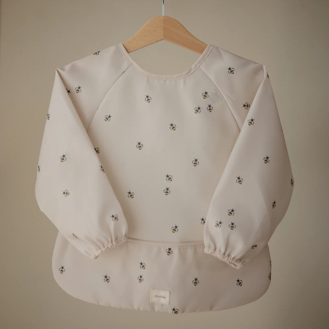 Mushie Longsleeve Bib - Bees