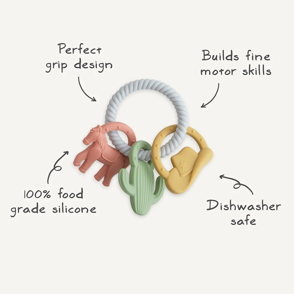 Mushie Teething Ring - Western