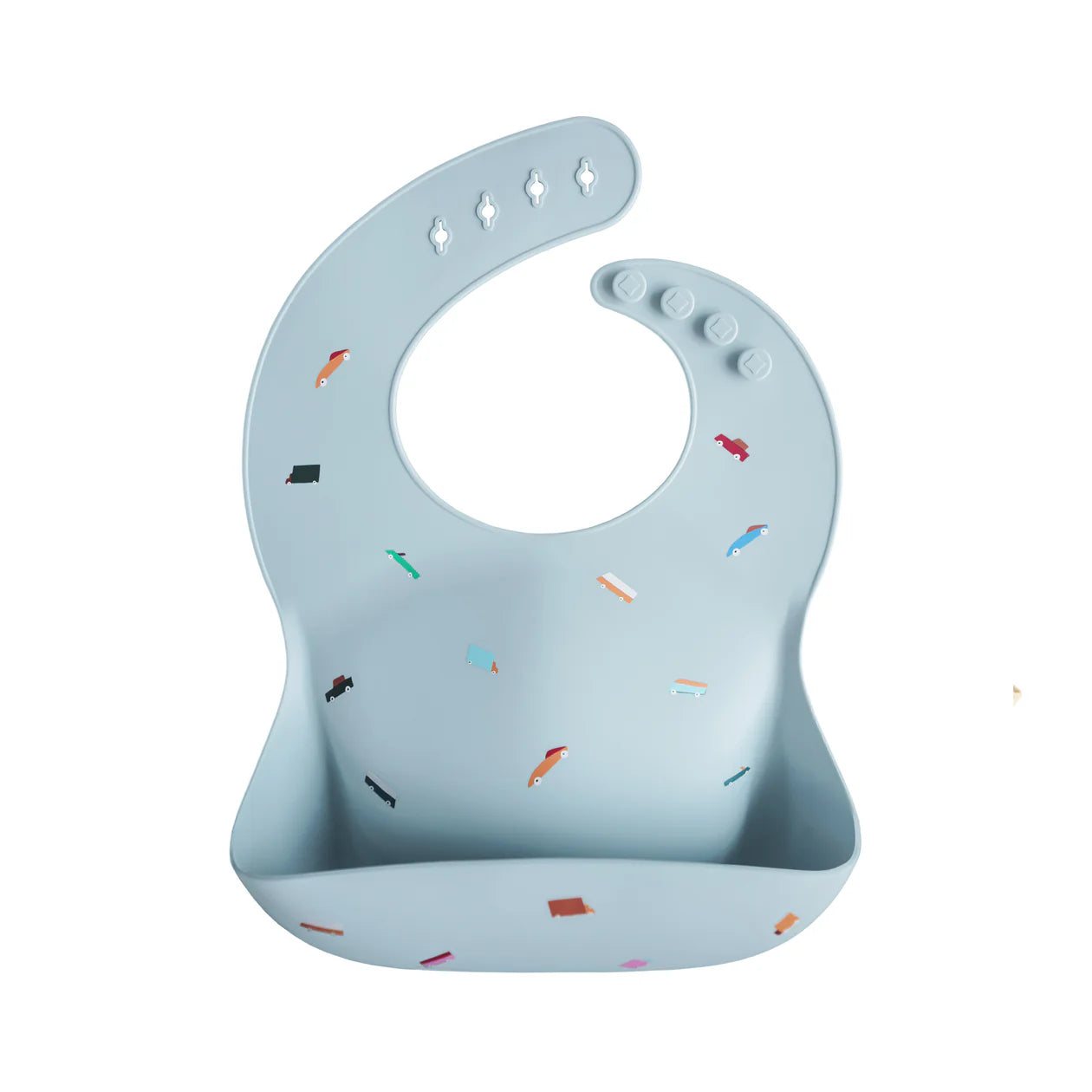 Mushie Silicone Bib - Retro Cars